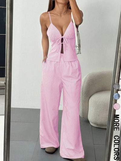 Laura | Gestreiftes 2-teiliges Set