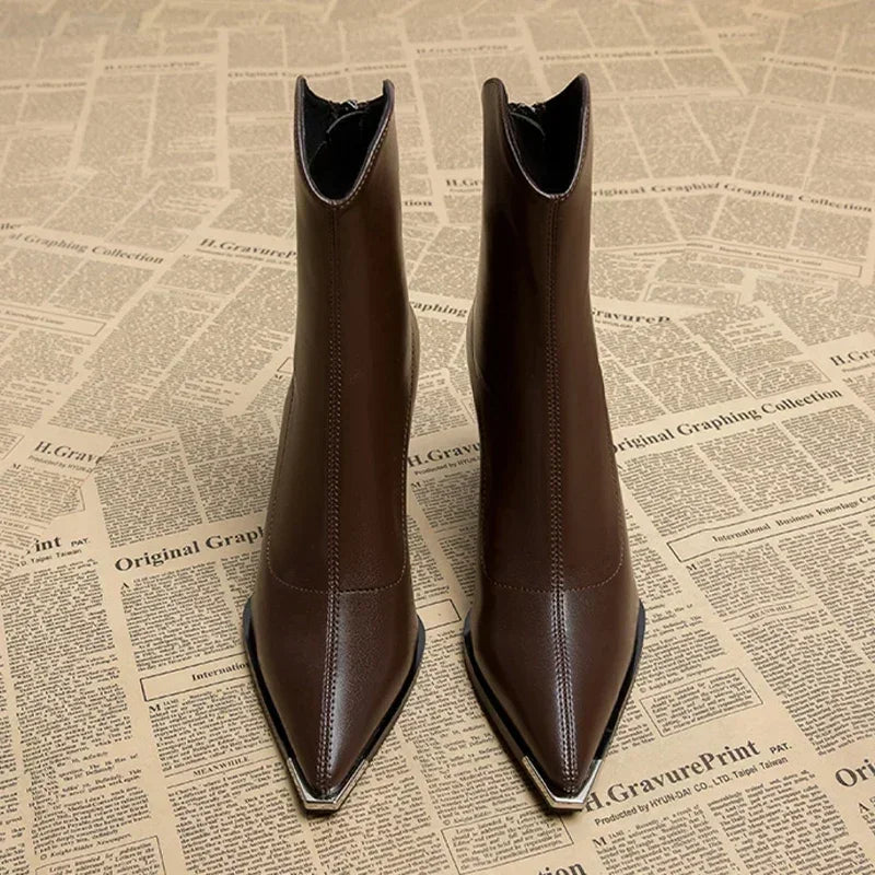 CHELSEA STIEFEL CHROM SPITZE