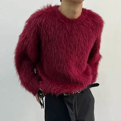 Frank – luxuriöser, schlichter pullover mit langen armeln