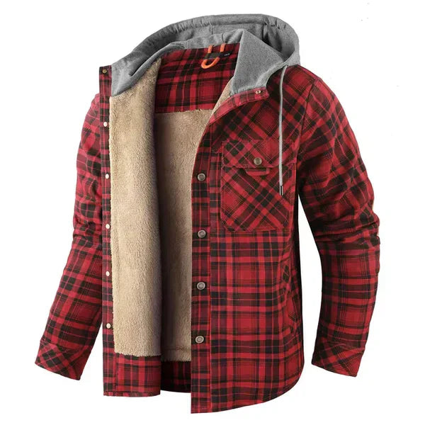 Efrem | Checked Warmth Layer Herrenjacke