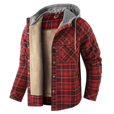 Efrem | Checked Warmth Layer Herrenjacke