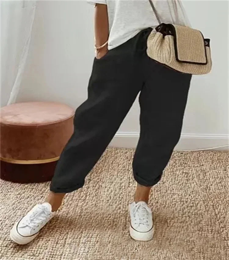 EMILY HOSE AUS BAUMWOLLEINEN