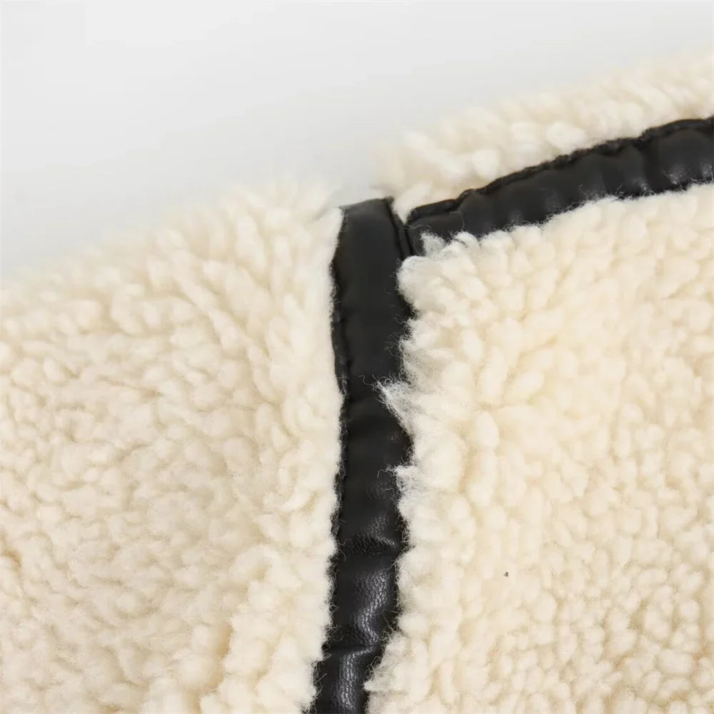 Nami | Kunstfell Bikerjacke