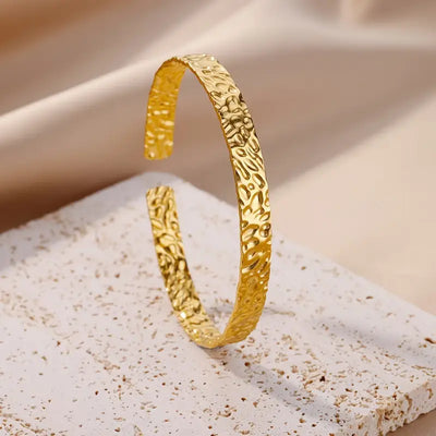 Sian Manschettenarmband - 18k vergoldet