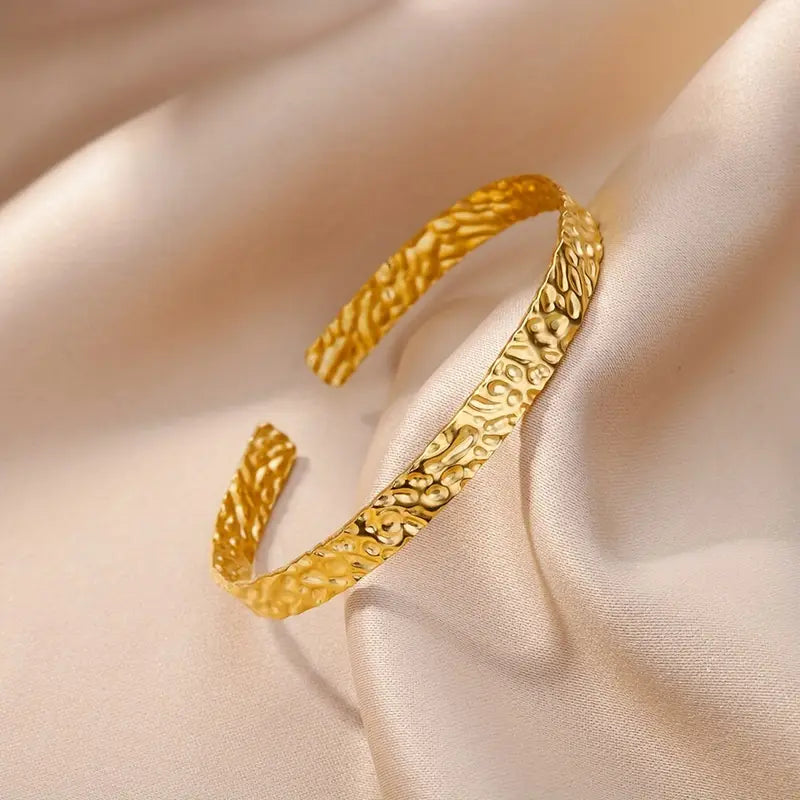 Sian Manschettenarmband - 18k vergoldet