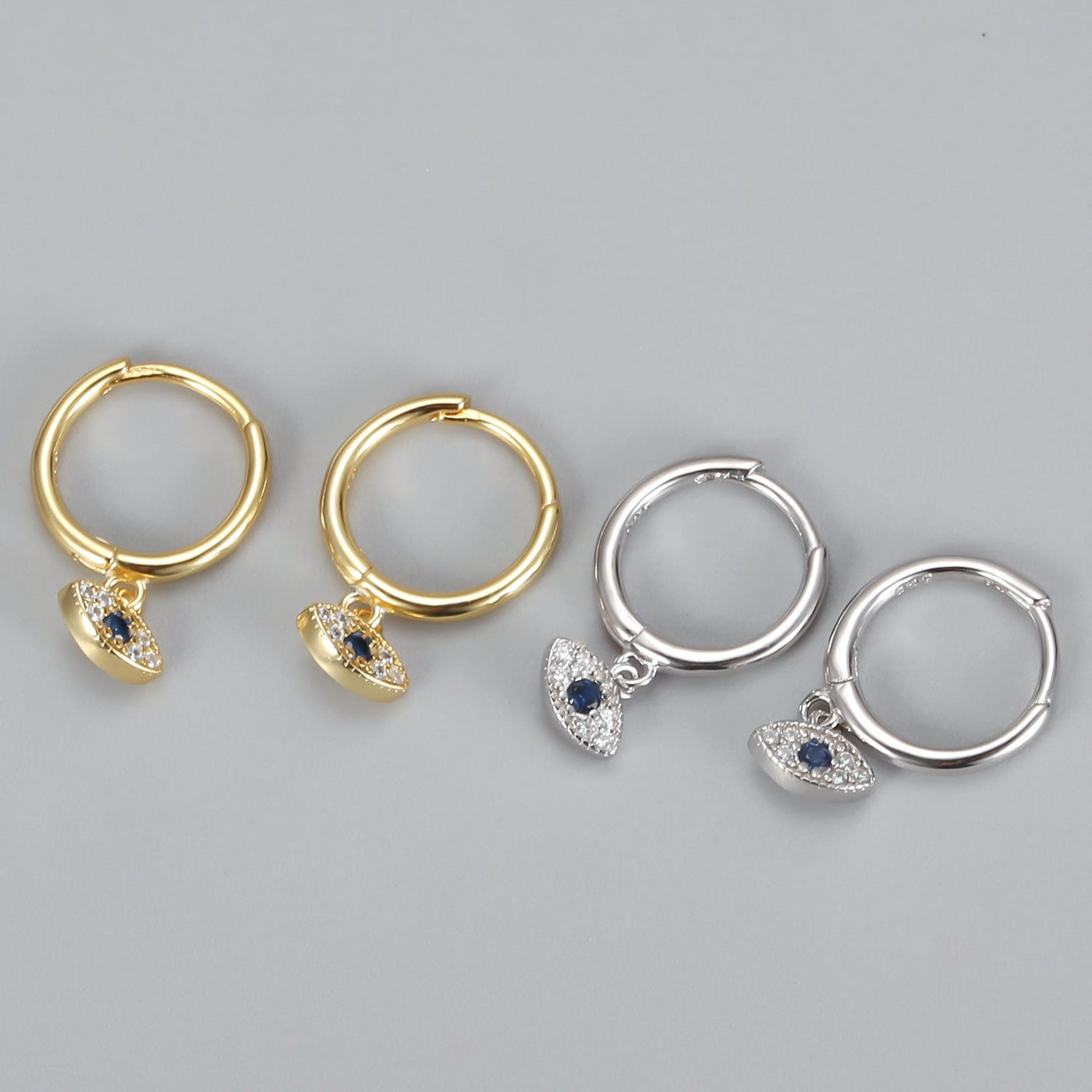 Die Sienna Evil Eye Ohrringe - Gold - Schutz trifft auf Eleganz