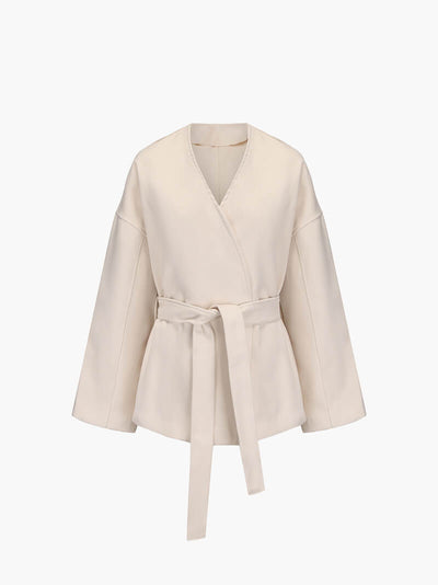 Damen Kimono-Jacke – Eleganter Cardigan mit Bindegürtel