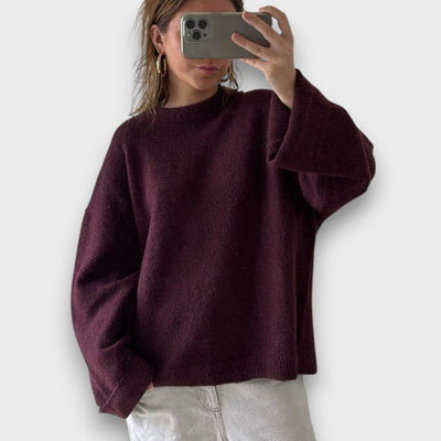 Sisia – Klassischer Strickpullover in Oversize