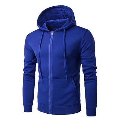 Sportlicher Zip-Hoodie mit Eleganter Kordelzughaube