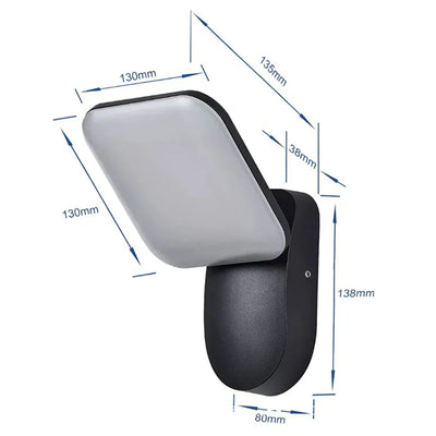 LED Außenwandleuchte mit Bewegungssensor