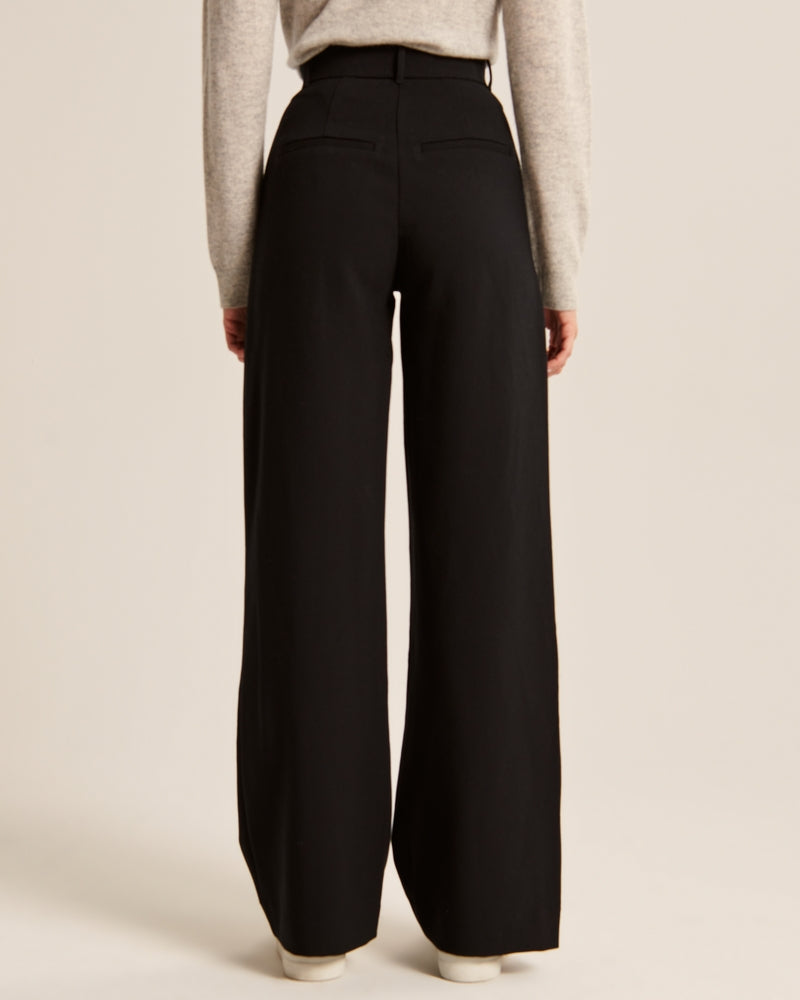 Stoffhose Damen Eleganter Schnitt Bequem