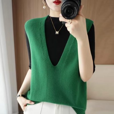 Stylische Strickweste - Noelle