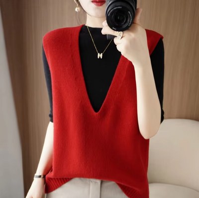 Stylische Strickweste - Noelle