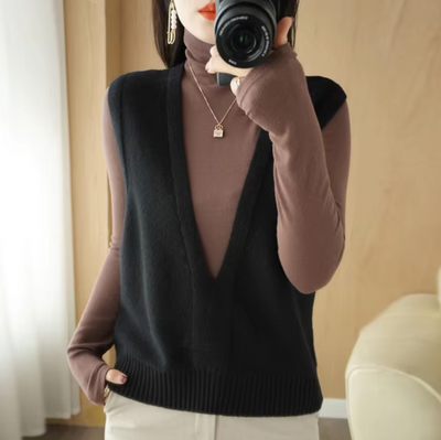 Stylische Strickweste - Noelle