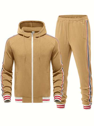 Stylischer Trainingsanzug mit Modernem Streifenlook