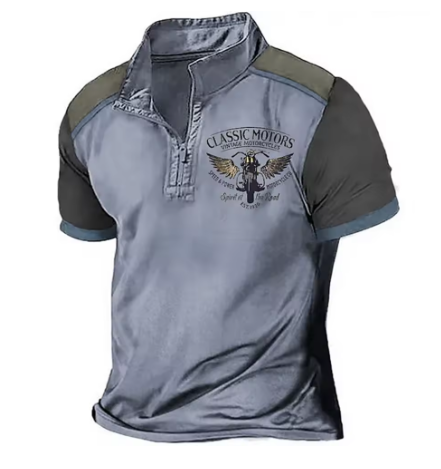 Sportliches Herren Poloshirt mit Reißverschluss