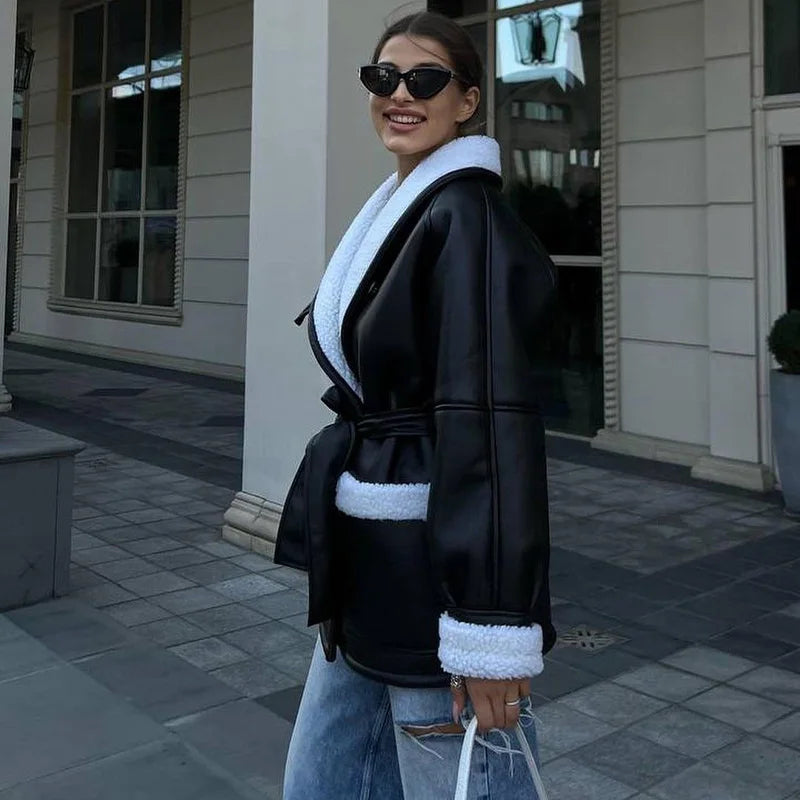 Johanna | Taillierte jacke mit Gürtel