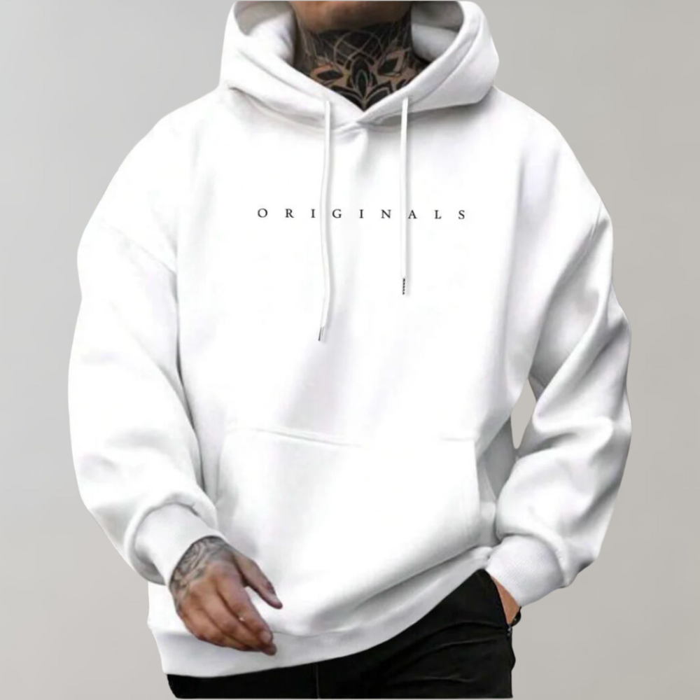 Übergroßer Hoodie im minimalistischen Stil