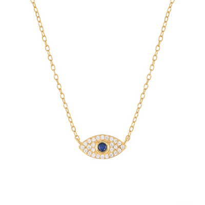 Elody Evil Eye Halskette - Gold