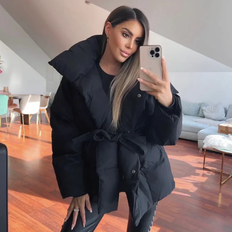 Yelena | Elegante gesteppte wattierte Jacke für Frauen für den warmen Winter