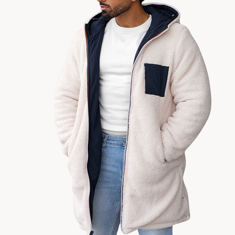 Renato | Dual Color Reversible Warme Jacke für Männer