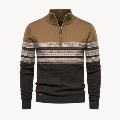 Norik | Modern Zip Fastening Herrenpullover