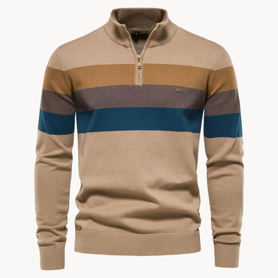 Ulrich | Retro-inspirierter Streifen-Pullover für Männer