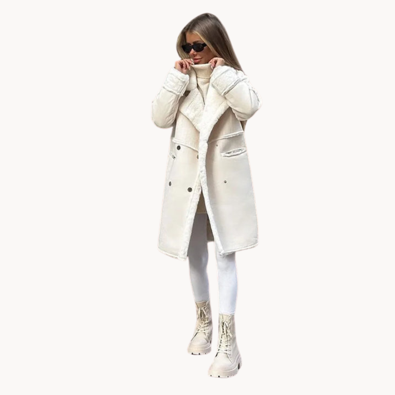 Katia | Chic Dicker langer Damenmantel