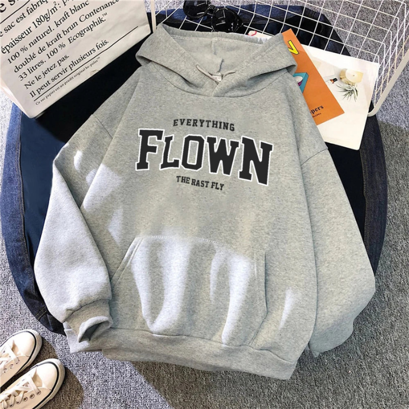 Gulya | Stilvoll bedruckter Pullover mit Kapuze für Frauen