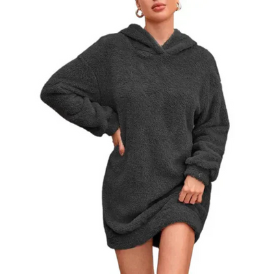 Viviana | Bequemer Damenpullover mit weicher Kapuze