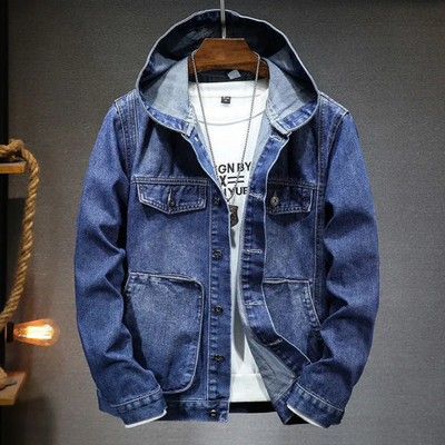Jacques | Vintage Herrenjacke mit Kapuze
