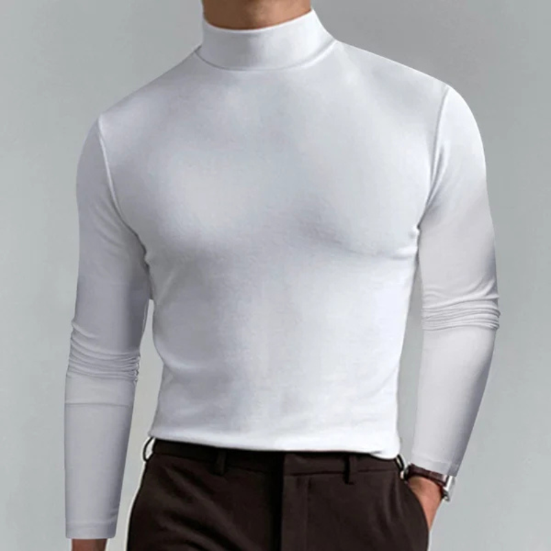 Claes | Slim Fit Hochtailliertes Langarm-T-Shirt für Männer