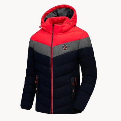 Josef | Verstellbare Tricolour Herren-Kapuzenjacke