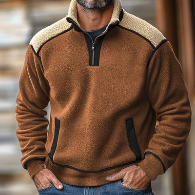 OUTLANDER PULLOVER MIT VIERTELREISSVERSCHLUSS