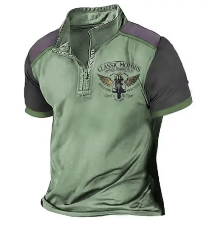 Sportliches Herren Poloshirt mit Reißverschluss