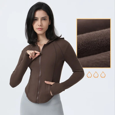 Werosa | Atmungsaktive Fitnessjacke für Damen Winter