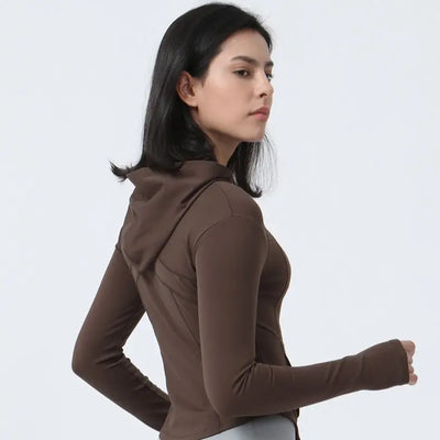 Werosa | Atmungsaktive Fitnessjacke für Damen Winter