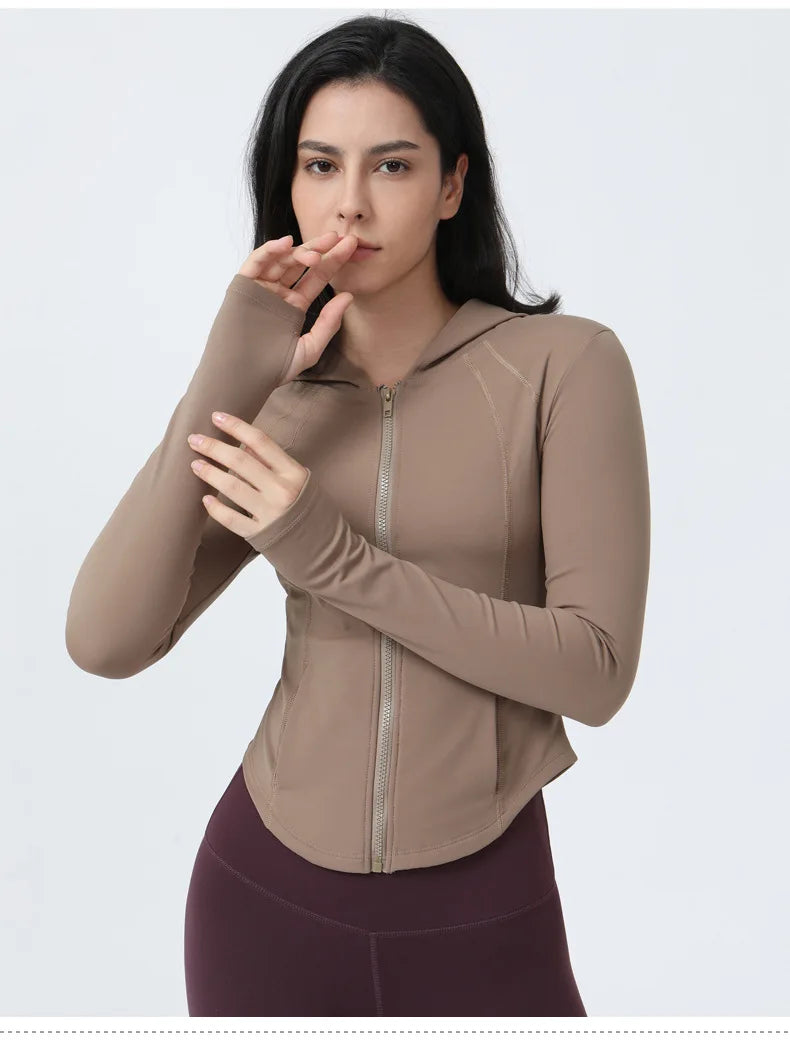 Werosa | Atmungsaktive Fitnessjacke für Damen Winter