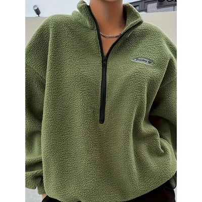 Walburga | Vielseitiger Zip-Front Damenpullover