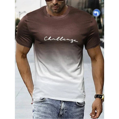 Olimpio | Vintage Farbverlauf Herren T-Shirt