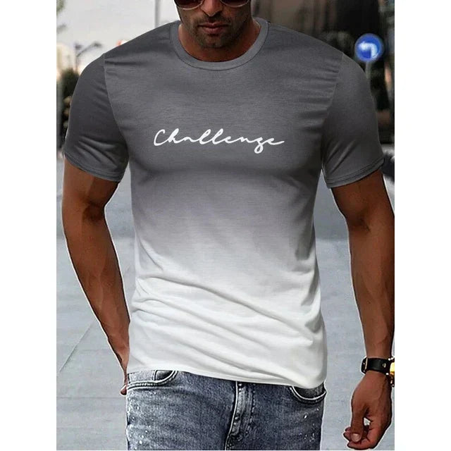 Olimpio | Vintage Farbverlauf Herren T-Shirt
