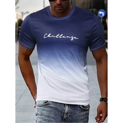 Olimpio | Vintage Farbverlauf Herren T-Shirt