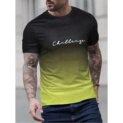 Olimpio | Vintage Farbverlauf Herren T-Shirt