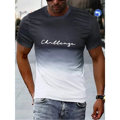 Olimpio | Vintage Farbverlauf Herren T-Shirt