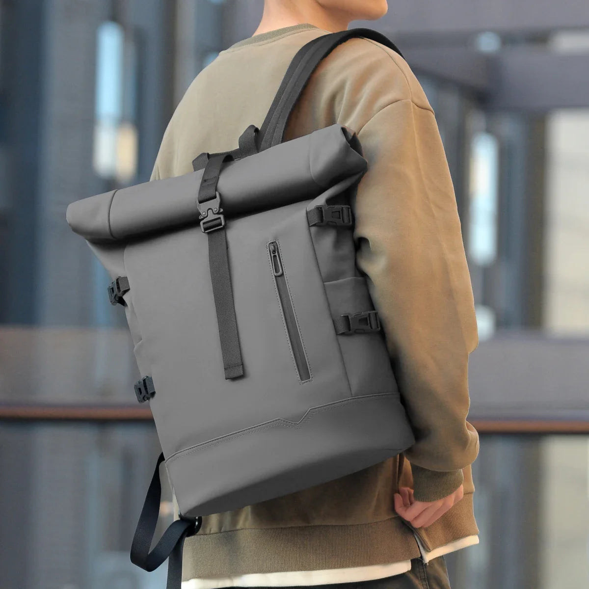 Rexo | Geräumiger Unisex Rucksack für Business und Reisen