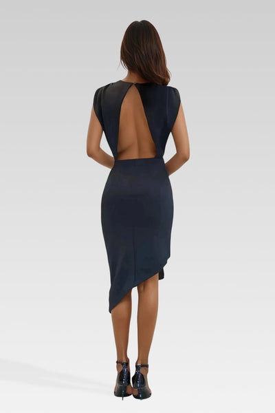 Liviane - Asymmetrisches Cocktailkleid