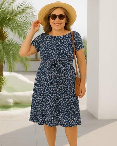 Florales Damen Sommerkleid