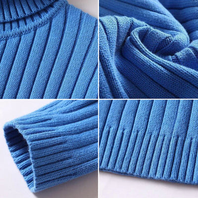 Herren-rollkragenpullover aus merinowolle - Wyatt