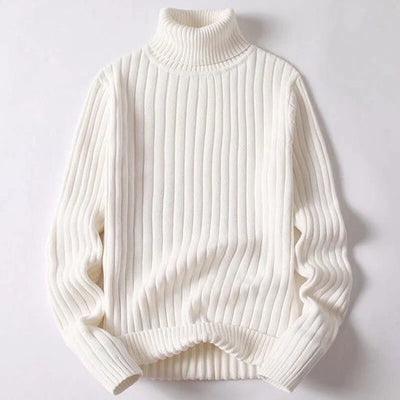Herren-rollkragenpullover aus merinowolle - Wyatt