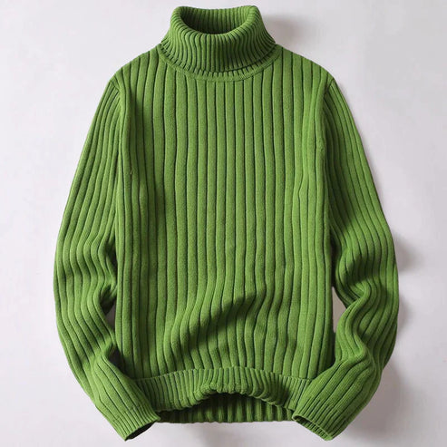 Herren-rollkragenpullover aus merinowolle - Wyatt
